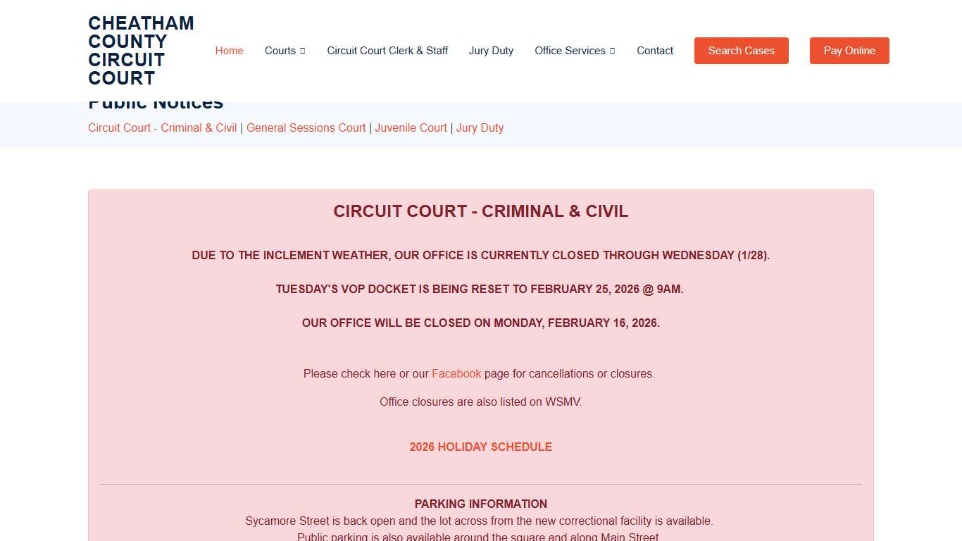 Cheatham County Circuit Court